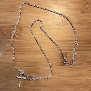 Infinity Cross Necklace